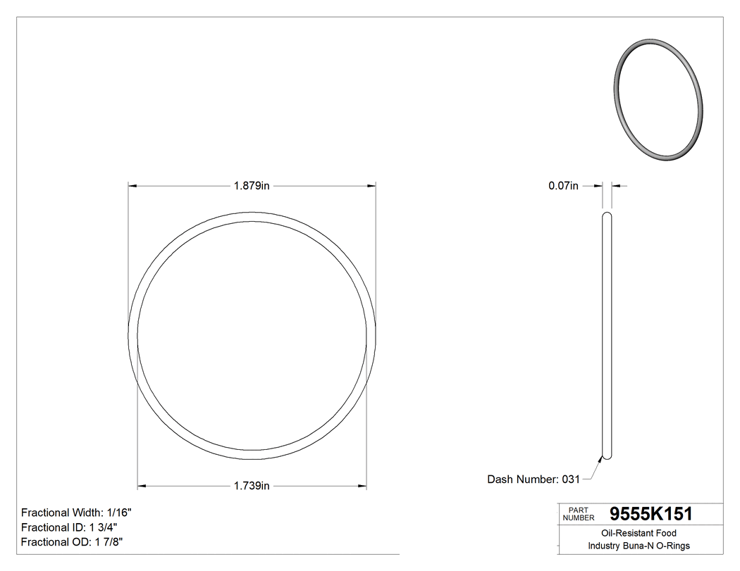 Technical drawing - 9555K151